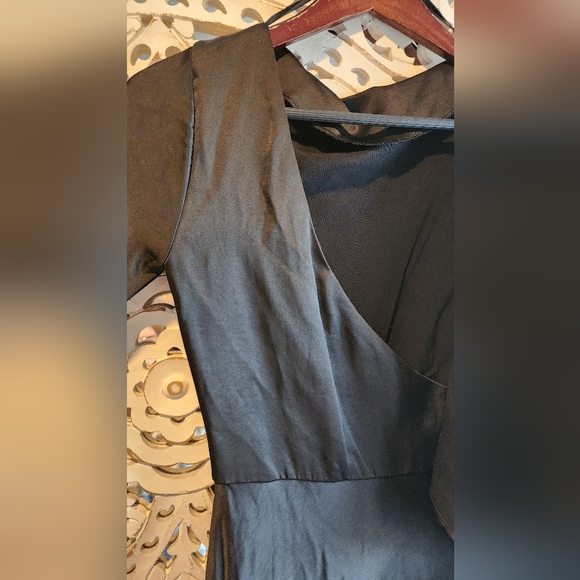 BEC + BRIDGE AGATHA LONG SLEEVE MIDI DRESS IN BLACK SZ 2 - Picture 7 of 15